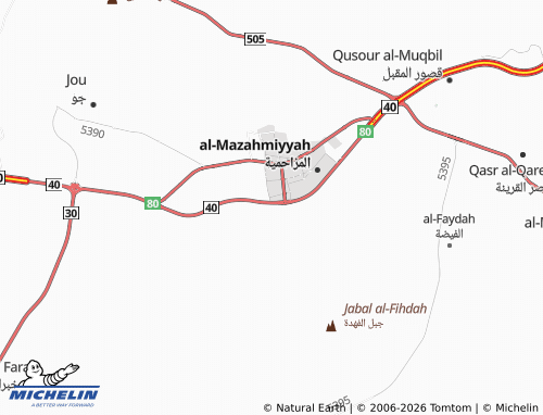 MICHELIN-Landkarte al-Shallal - ViaMichelin