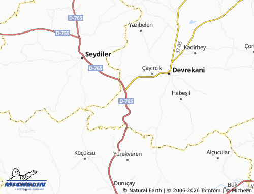 MICHELIN-Landkarte Sarıyonca - ViaMichelin
