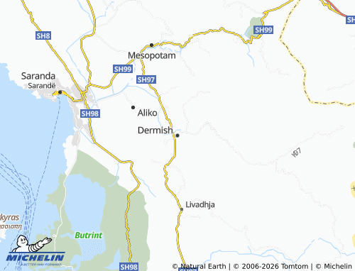 MICHELIN Dermish map - ViaMichelin