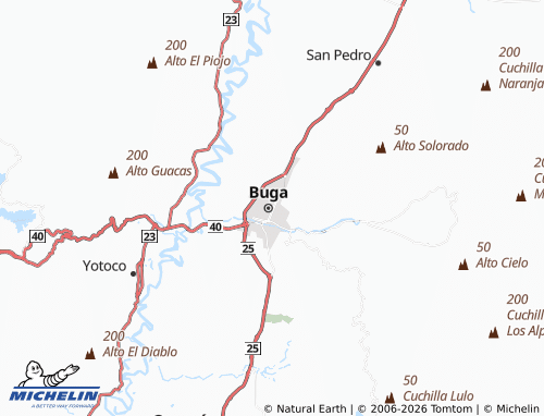 Carte MICHELIN Santa Bárbara - ViaMichelin