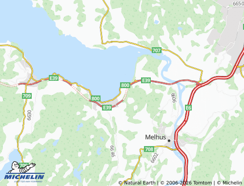MICHELIN Brekka map - ViaMichelin