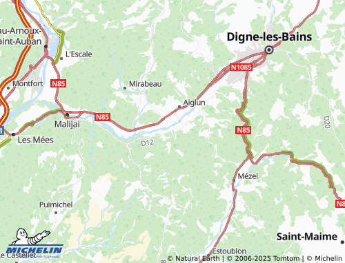 MICHELIN Carmejane map - ViaMichelin