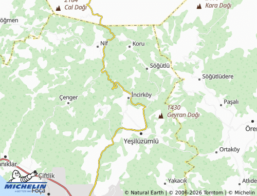 Mappa MICHELIN İncirköy - ViaMichelin