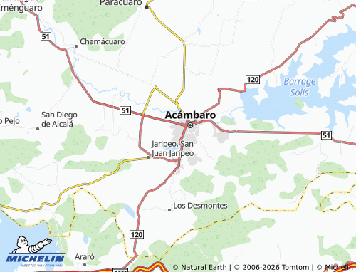 Mappa MICHELIN Solidaridad Ferrocarriles - ViaMichelin