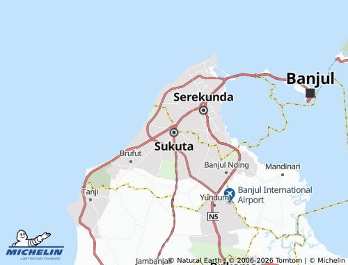 Mappa MICHELIN Sukuta - ViaMichelin