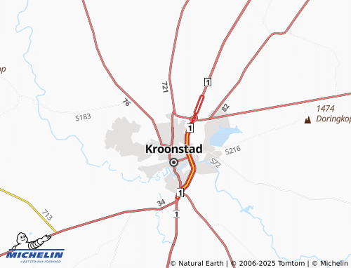 Kaart MICHELIN Presidentia - ViaMichelin