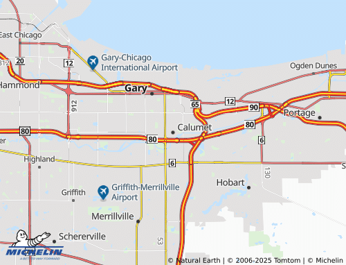 MICHELIN Calumet map - ViaMichelin