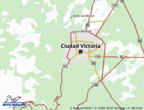 Mappa MICHELIN Puerta de la Luna - ViaMichelin