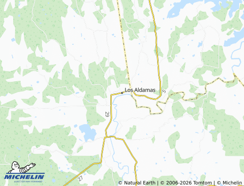 MICHELIN-Landkarte Los Aldamas - ViaMichelin