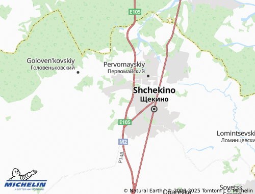 MICHELIN Pirogovka Sokovnino map - ViaMichelin