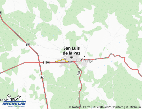 MICHELIN Banda de Abajo map - ViaMichelin