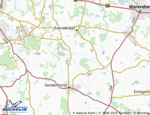 MICHELIN Schuter map - ViaMichelin