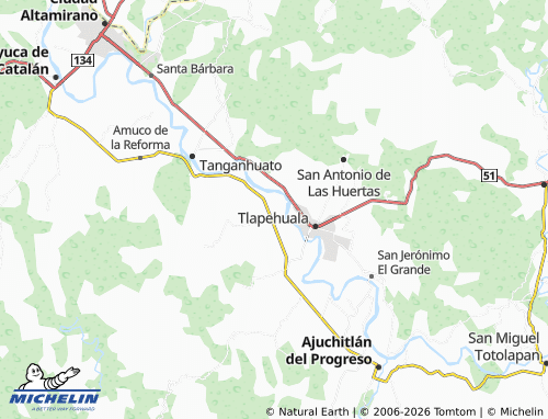 MICHELIN-Landkarte El Llanito - ViaMichelin