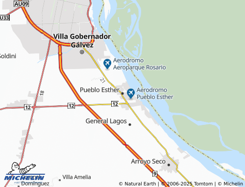 MICHELIN Pueblo Esther map - ViaMichelin
