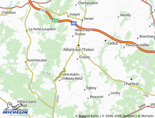 MICHELIN Chassy map - ViaMichelin
