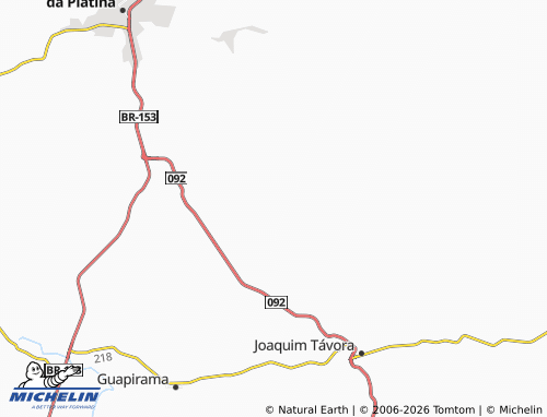 Mapa MICHELIN Conselheiro Zacarias - ViaMichelin