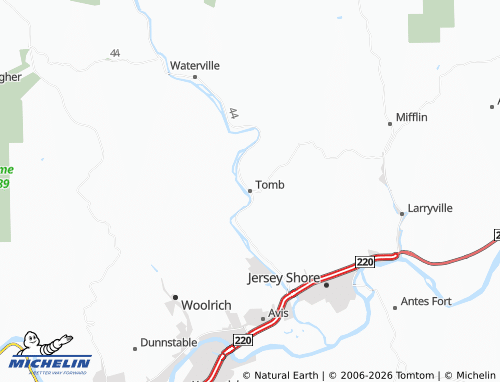 Mappa MICHELIN Tomb - ViaMichelin