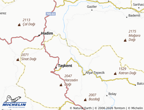 Mappa MICHELIN Sazak - ViaMichelin