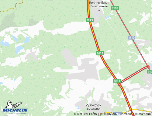 MICHELIN San'kovo map - ViaMichelin