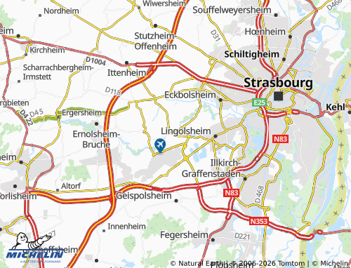 Mapa MICHELIN Holtzheim - ViaMichelin