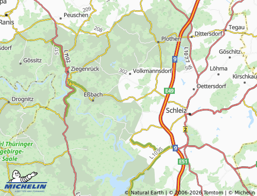 MICHELIN Crispendorf map - ViaMichelin