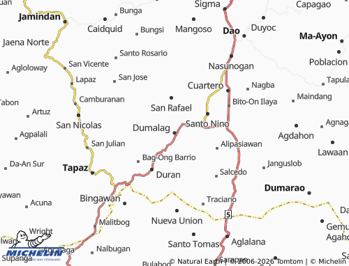 MICHELIN Dumalag map - ViaMichelin