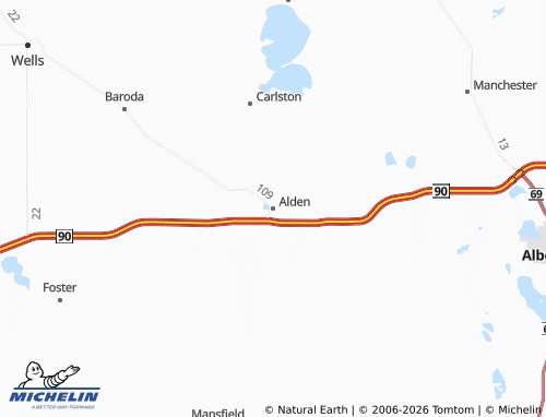 Mappa MICHELIN Alden - ViaMichelin