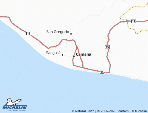 MICHELIN Camaná map - ViaMichelin