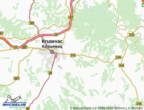 Mapa MICHELIN Kapidžija - ViaMichelin