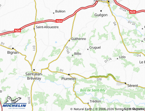 Mappa MICHELIN Billio - ViaMichelin