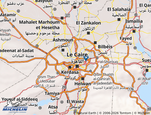Mappa MICHELIN Qalyoub - ViaMichelin