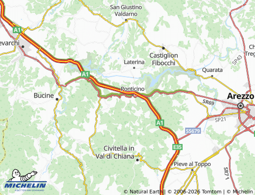 Kaart MICHELIN Cavi-Casalone - ViaMichelin
