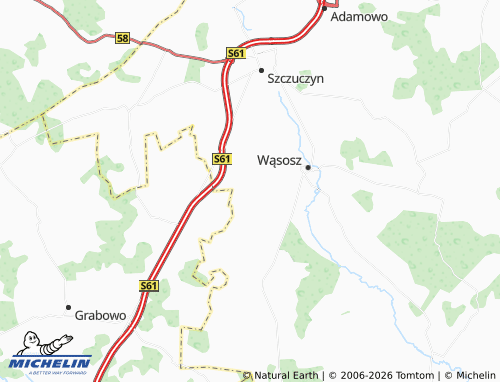 MICHELIN Łempice map - ViaMichelin