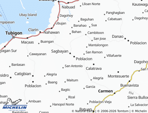 MICHELIN Poblacion map - ViaMichelin