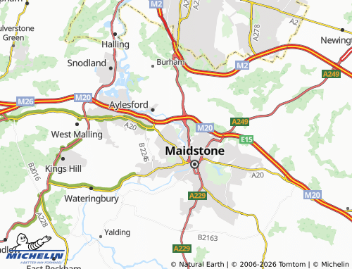 Carte MICHELIN Allington - ViaMichelin