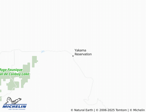 Mappa MICHELIN Yakama Reservation - ViaMichelin