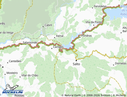 Mapa MICHELIN Sanguinhedo - ViaMichelin