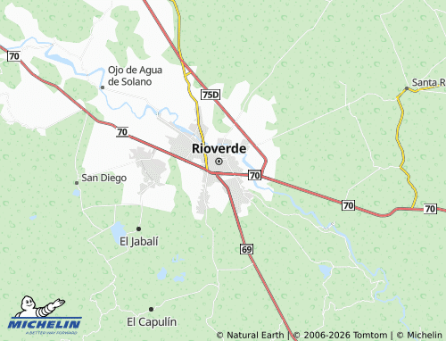 Mapa MICHELIN Privada San José - ViaMichelin