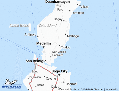 Mappa MICHELIN Tindog - ViaMichelin
