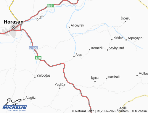 MICHELIN Aras map - ViaMichelin