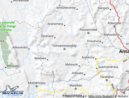 MICHELIN Bongolava map - ViaMichelin