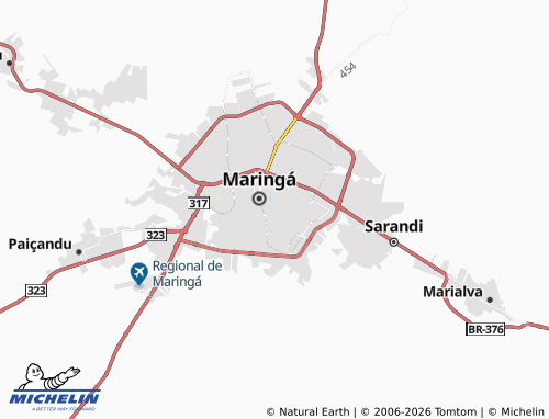 Mapa MICHELIN Zona 12 - ViaMichelin