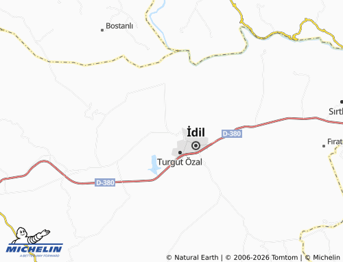 Mappa MICHELIN Dirsekli - ViaMichelin