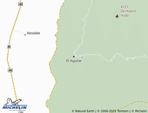 MICHELIN El Aguilar map - ViaMichelin