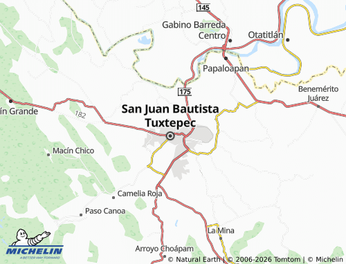 MICHELIN Guelatao map - ViaMichelin
