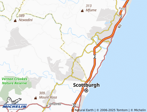 MICHELIN aMahlongwa map - ViaMichelin