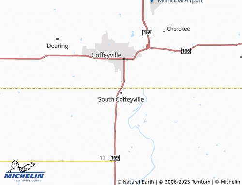 MICHELIN South Coffeyville map - ViaMichelin