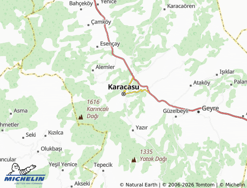 Mapa MICHELIN Karacasu - ViaMichelin