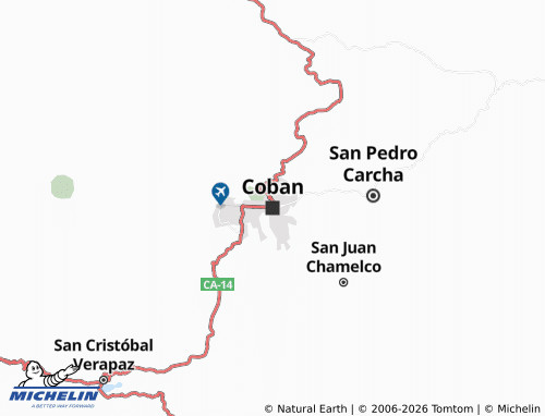 Carte MICHELIN Coban - ViaMichelin