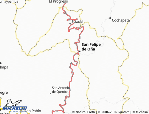 MICHELIN Tablón map - ViaMichelin